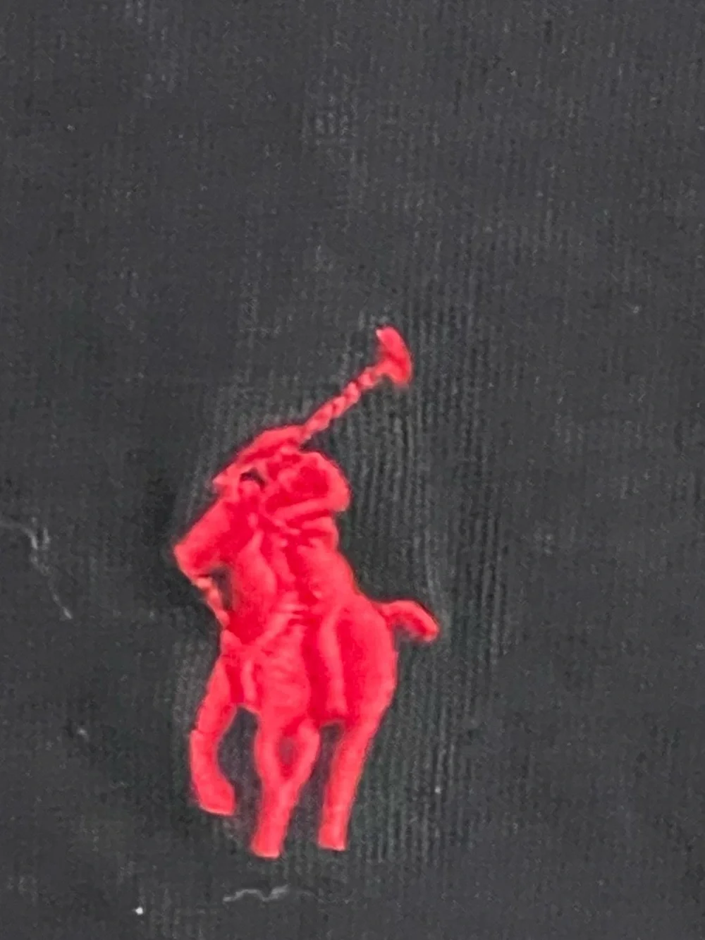 Polo by Ralph Lauren Black Crewneck T-Shirt with Red Pony XXL